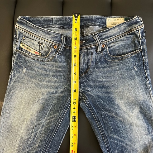 DIESEL Distressed low rise jeans - Picture 7 of 11